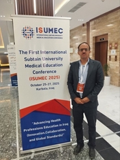 مشارکت اعضای هیات علمی دانشگاه علوم پزشکی رفسنجان در همایش بین المللی آموزش پزشکی سبطین در کربلا