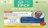  برگزاري وبينار تخصصي بين المللي با عنوان: “Can we improve our scientific quality and animal welfare? Experiences with planning animal studies”